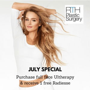Ultherapy and Radiesse Special. Limited to the first 10 patients. Call to schedule! 3 July Special Ultherapy